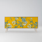 YELLOW CHINOISERIE Sideboard mit 3 Türen in Eiche-Optik