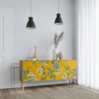 YELLOW CHINOISERIE Sideboard mit 3 Türen in Eiche-Optik