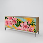 FRAGILE BEAUTY Sideboard mit 3 Türen in Eiche-Optik