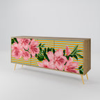FRAGILE BEAUTY Sideboard mit 3 Türen in Eiche-Optik