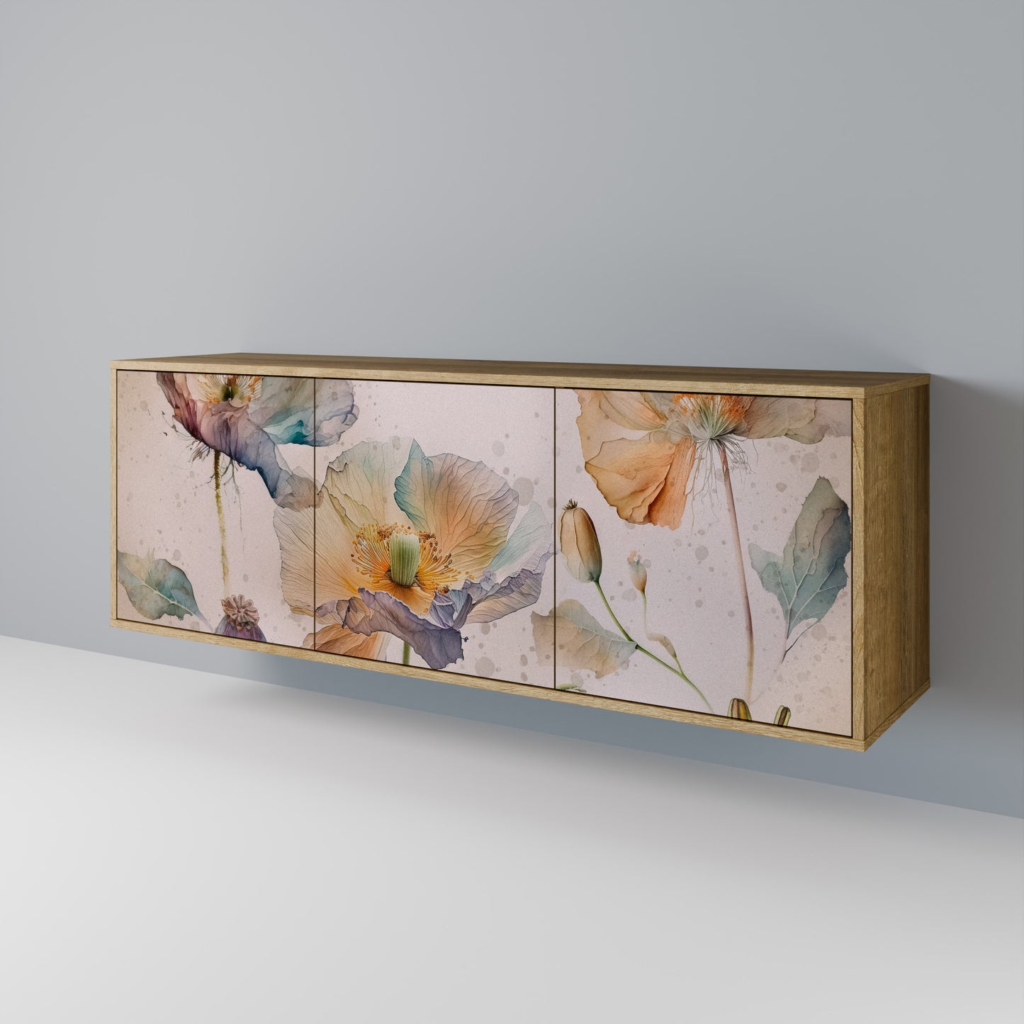 SOFTEN POPPY 3-türiges Sideboard
