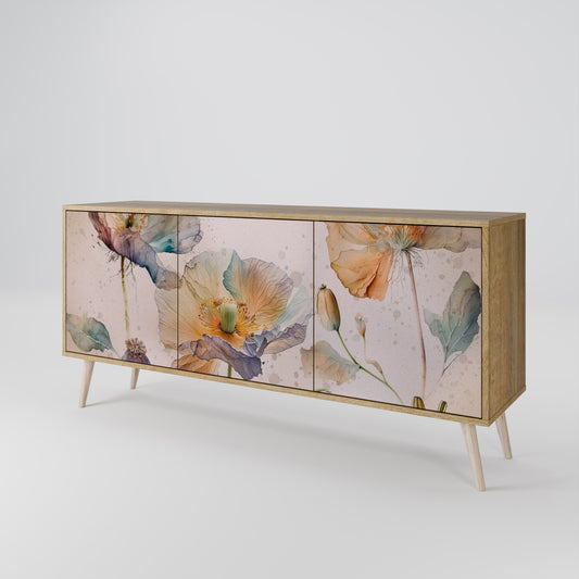 SOFTEN POPPY 3-türiges Sideboard