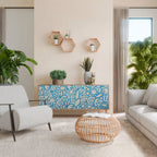 BLOOMY MORNING Sideboard mit 3 Türen in Eiche-Optik