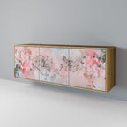 CHERRY BLOSSOM 3-Door Sideboard in Oak Effect