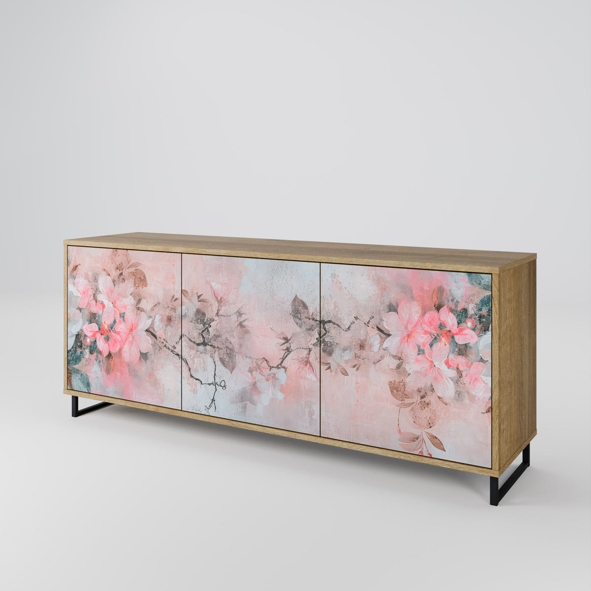 CHERRY BLOSSOM 3-türiges Sideboard