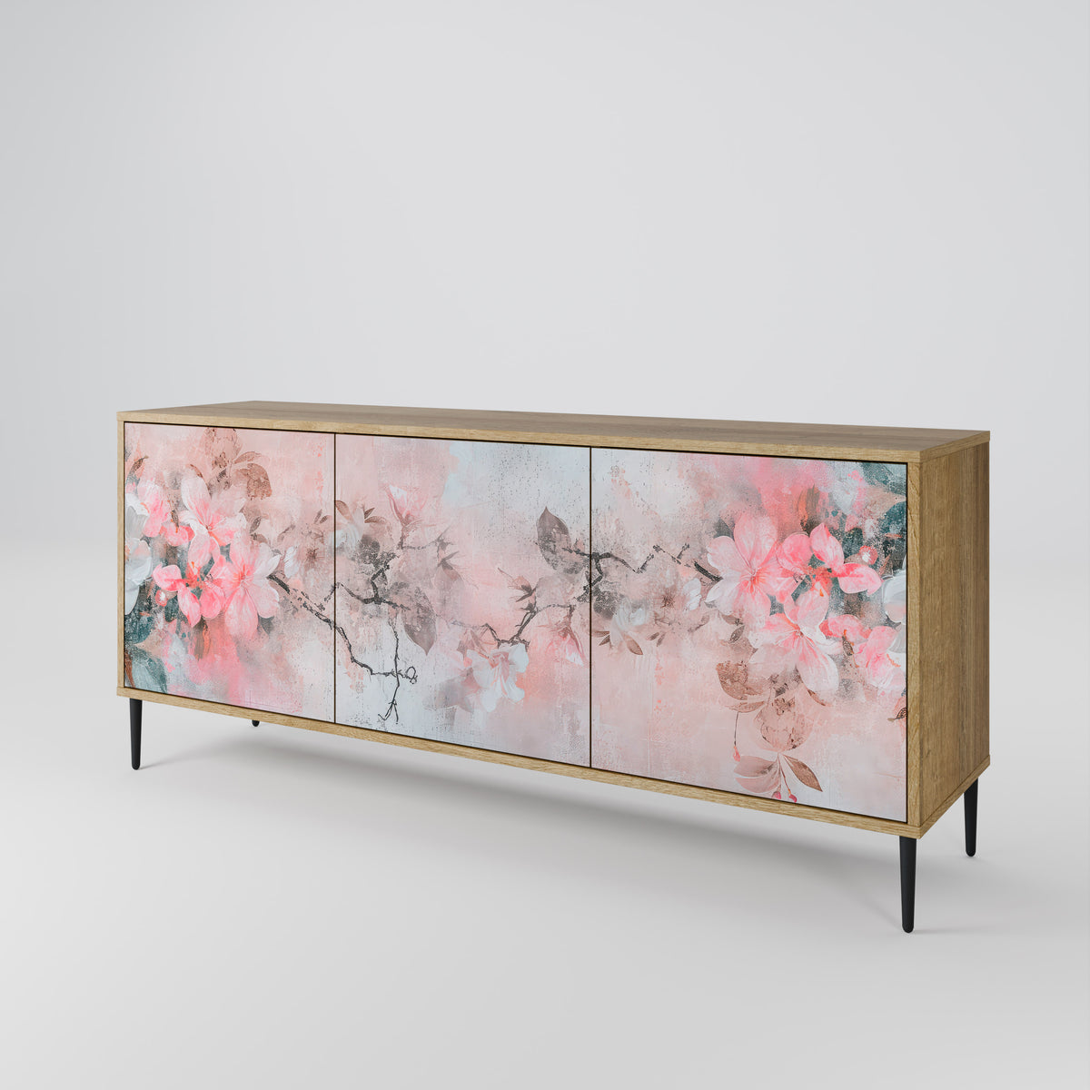 CHERRY BLOSSOM 3-türiges Sideboard