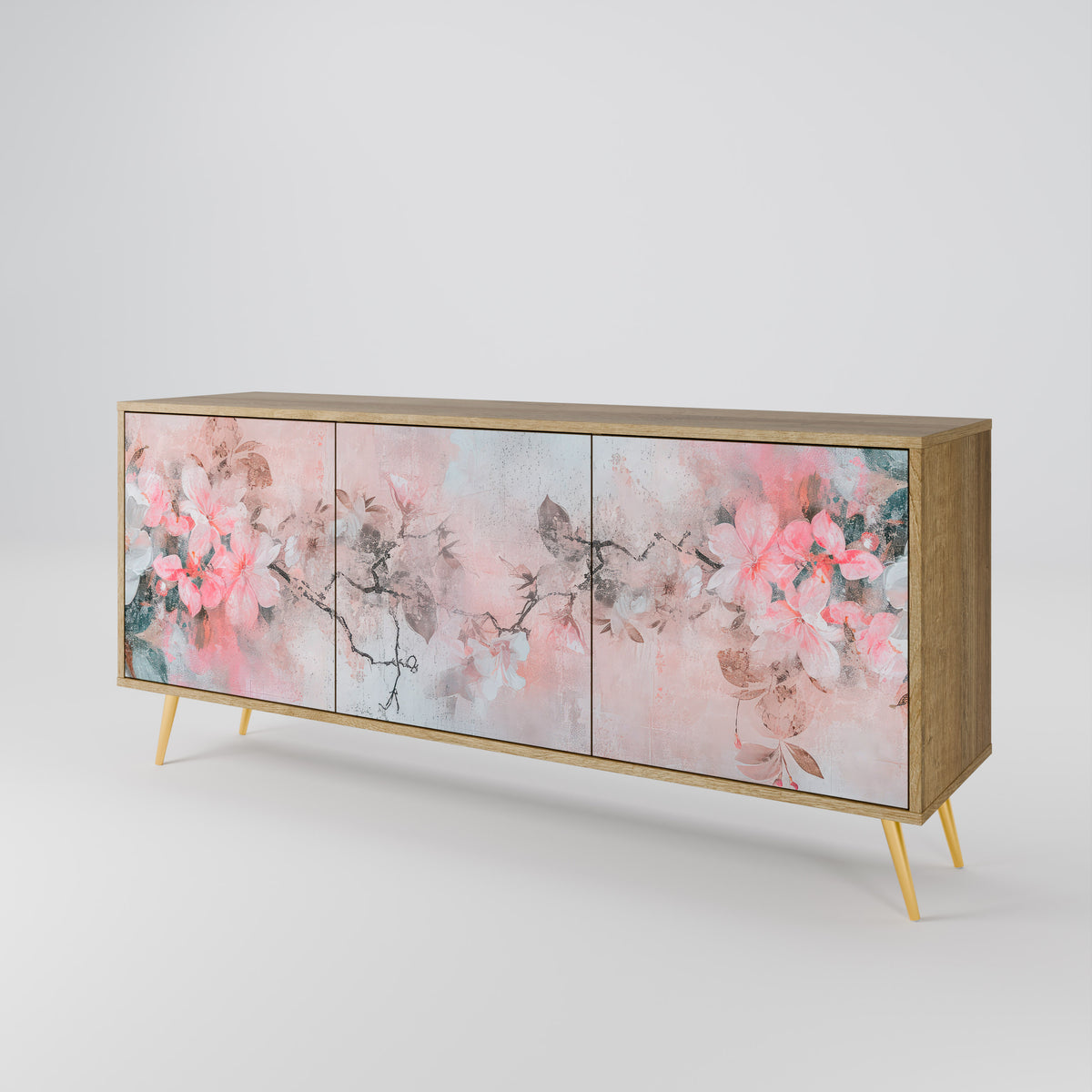 CHERRY BLOSSOM 3-türiges Sideboard
