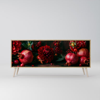 DAHLIAS AND POMEGRANATES 3-türiges Sideboard
