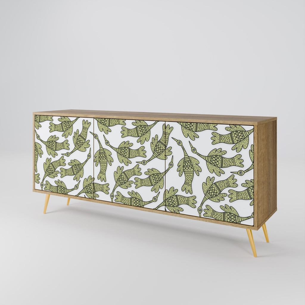 SEEDLING SONGBIRD 3-Door Sideboard in Oak Effect