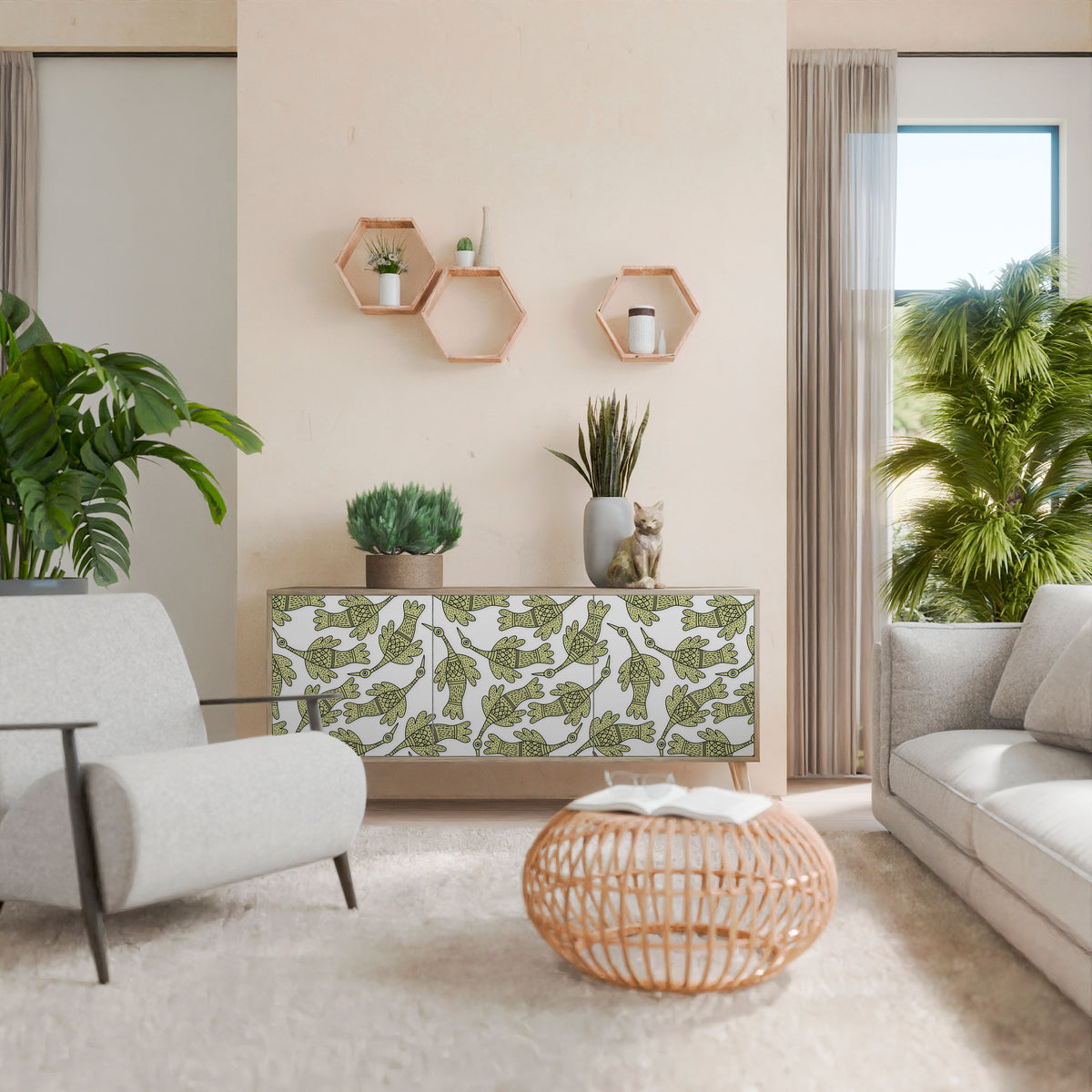 SEEDLING SONGBIRD 3-türiges Sideboard