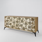 ALMONDINE SONGBIRD Sideboard mit 3 Türen in Eiche-Optik