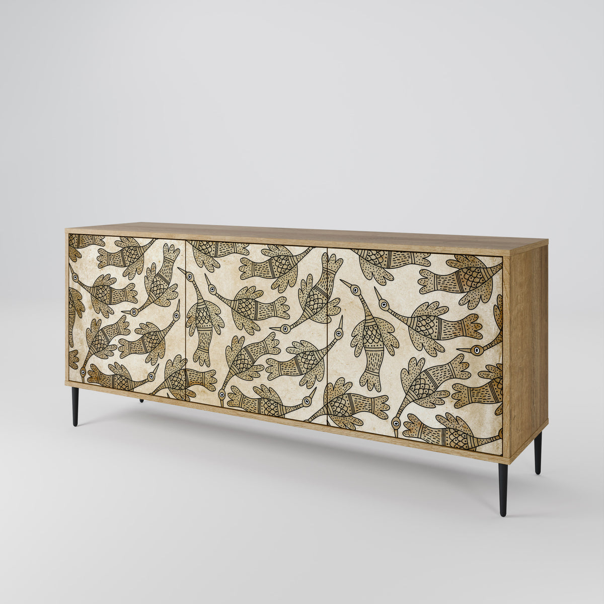 ALMONDINE SONGBIRD 3-türiges Sideboard