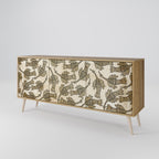 ALMONDINE SONGBIRD Sideboard mit 3 Türen in Eiche-Optik