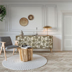ALMONDINE SONGBIRD Sideboard mit 3 Türen in Eiche-Optik