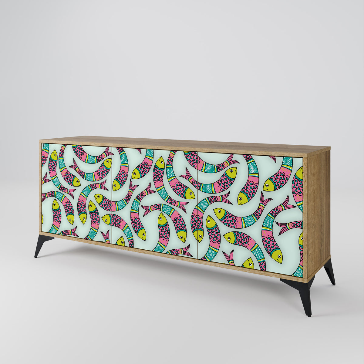 INDIAN FISH 3-türiges Sideboard