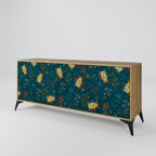 AUTUMN INSECTS 3-Door Sideboard in Oak Effect