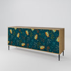AUTUMN INSECTS 3-Door Sideboard in Oak Effect