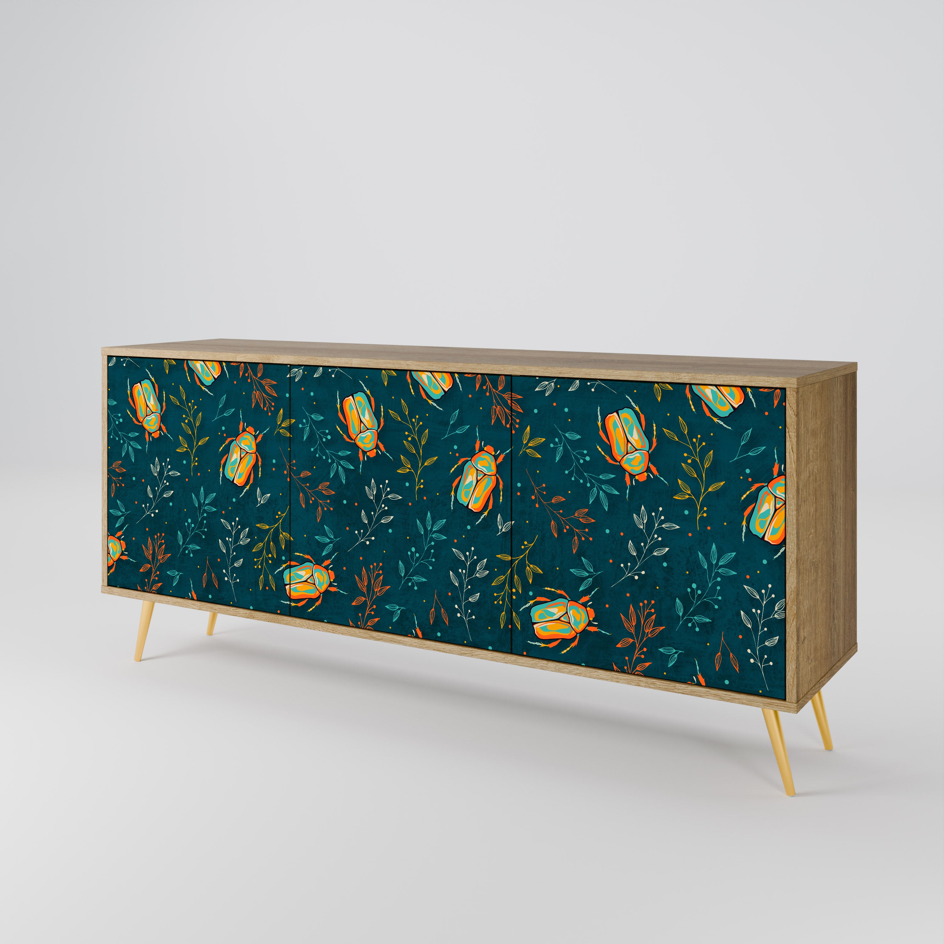 AUTUMN INSECTS 3-Door Sideboard