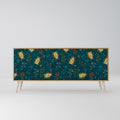 AUTUMN INSECTS 3-Door Sideboard in Oak Effect
