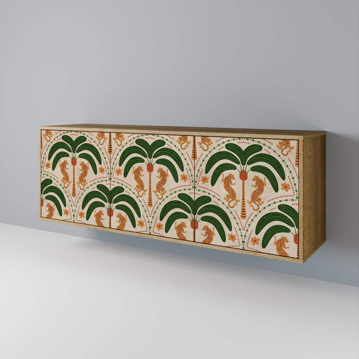 DANCING PREDATORS 3-türiges Sideboard