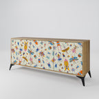 COLORFUL INSECTS Sideboard mit 3 Türen in Eiche-Optik
