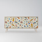 COLORFUL INSECTS Sideboard mit 3 Türen in Eiche-Optik