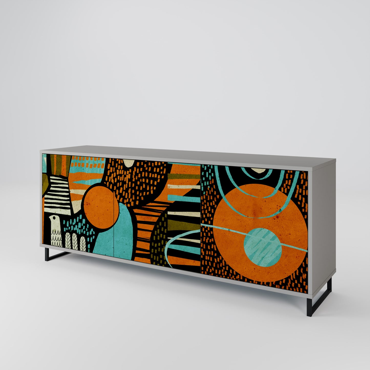 GEODE GLIMMER 3-türiges Sideboard