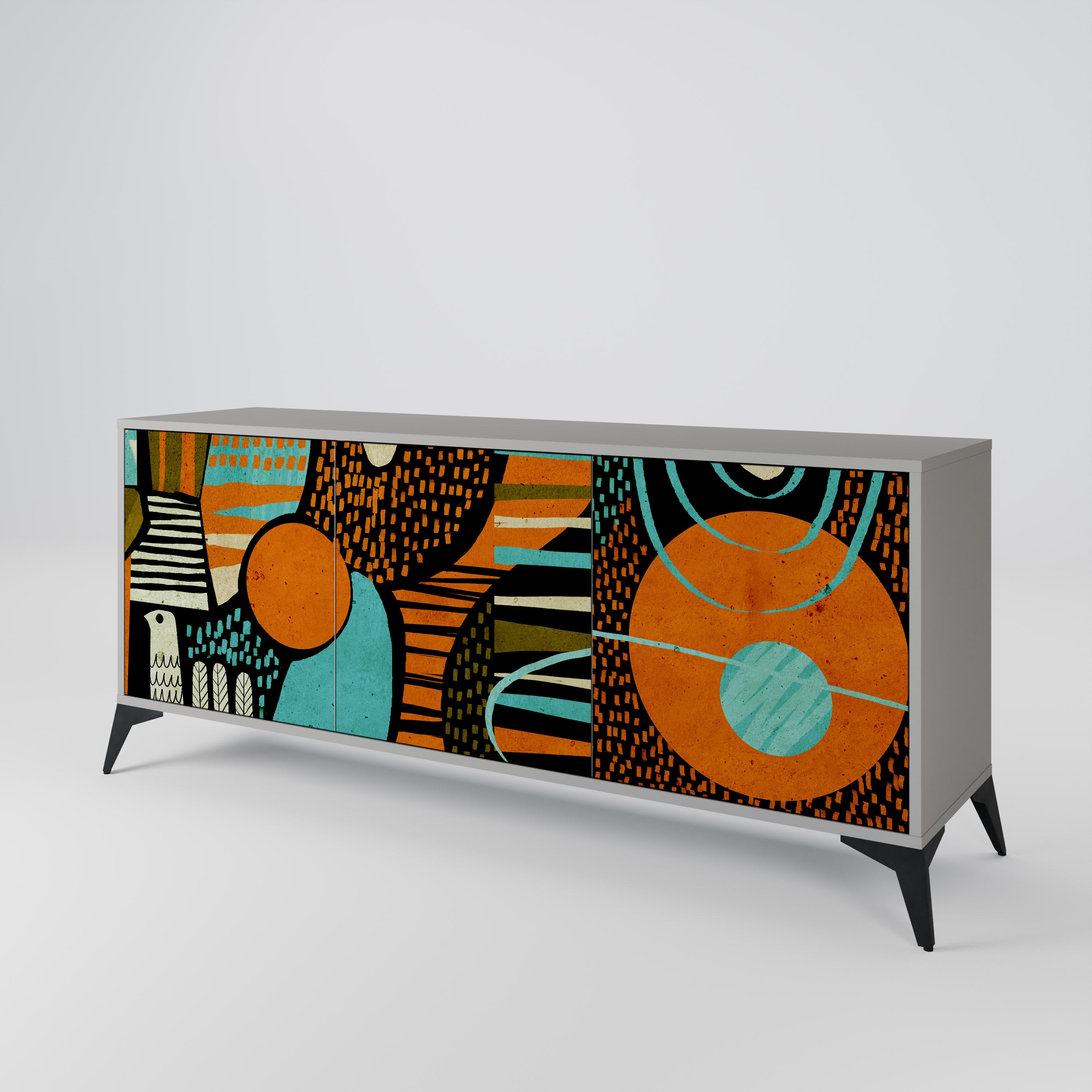 GEODE GLIMMER 3-türiges Sideboard