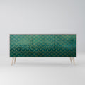 TESSELATED GREENERY Sideboard mit 3 Türen in Grau