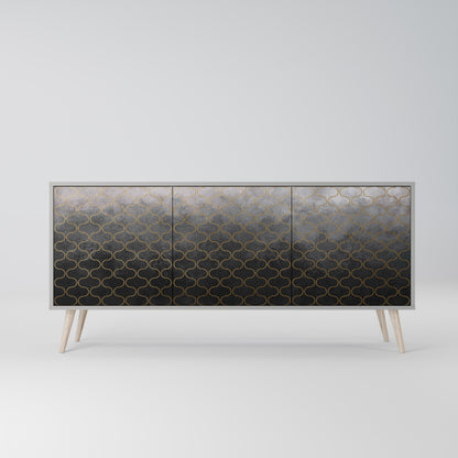 TESSELATED GRAYISH 3-türiges Sideboard