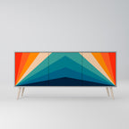 PRISM CONCUSSION Sideboard mit 3 Türen in Grau