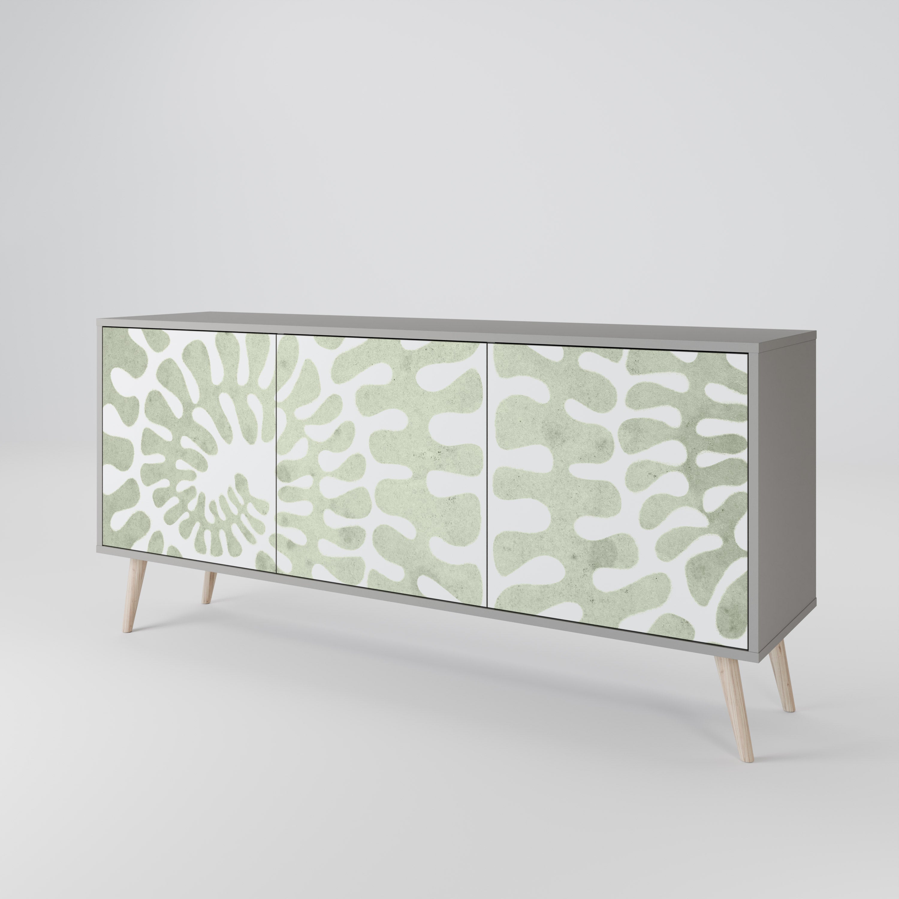 HELIX DANCE Sideboard mit 3 Türen in Grau