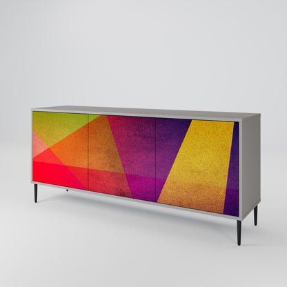 VIVID GEOMETRY 3-türiges Sideboard