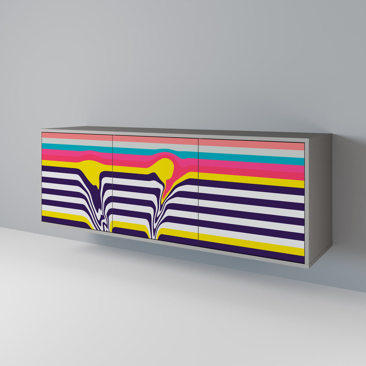 TONE COLLAPSE 3-Door Sideboard