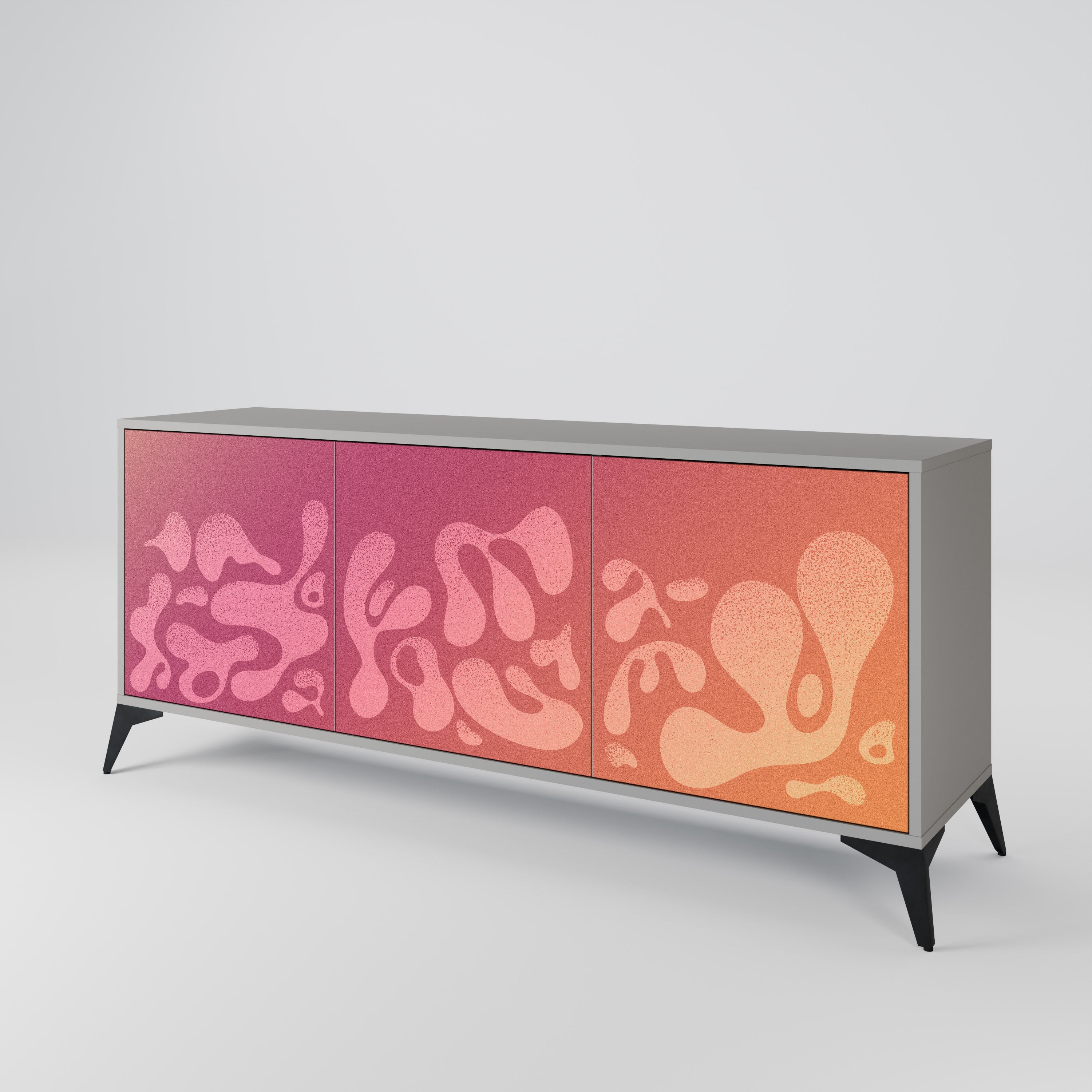 IRREGULAR PINK 3-türiges Sideboard