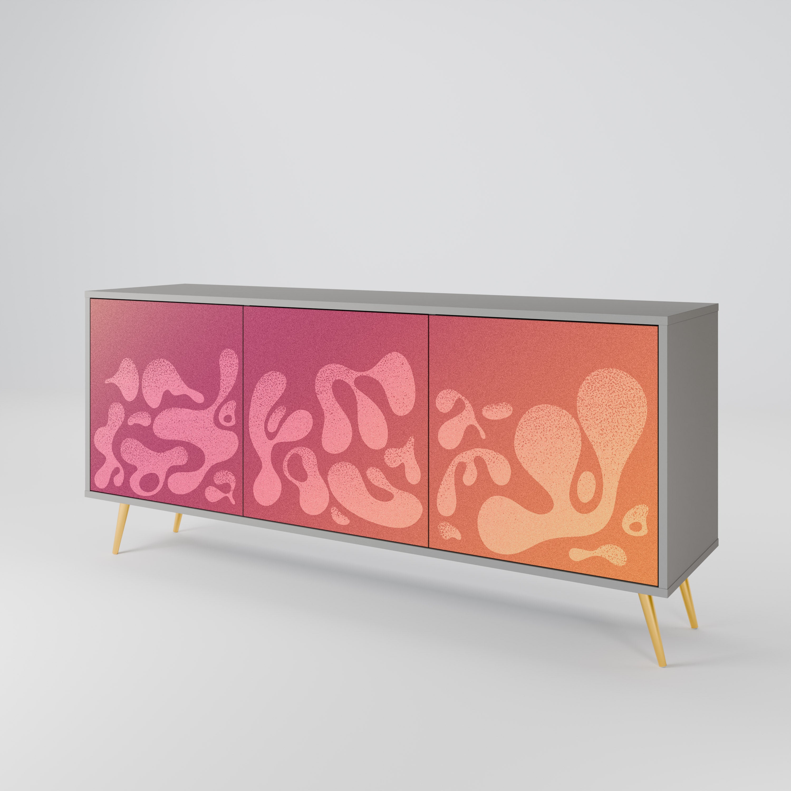 IRREGULAR PINK 3-türiges Sideboard