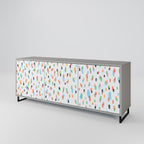 ENERGETIC SPOTS Sideboard mit 3 Türen in Grau