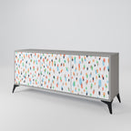 ENERGETIC SPOTS Sideboard mit 3 Türen in Grau
