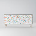 ENERGETIC SPOTS Sideboard mit 3 Türen in Grau