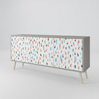 ENERGETIC SPOTS Sideboard mit 3 Türen in Grau
