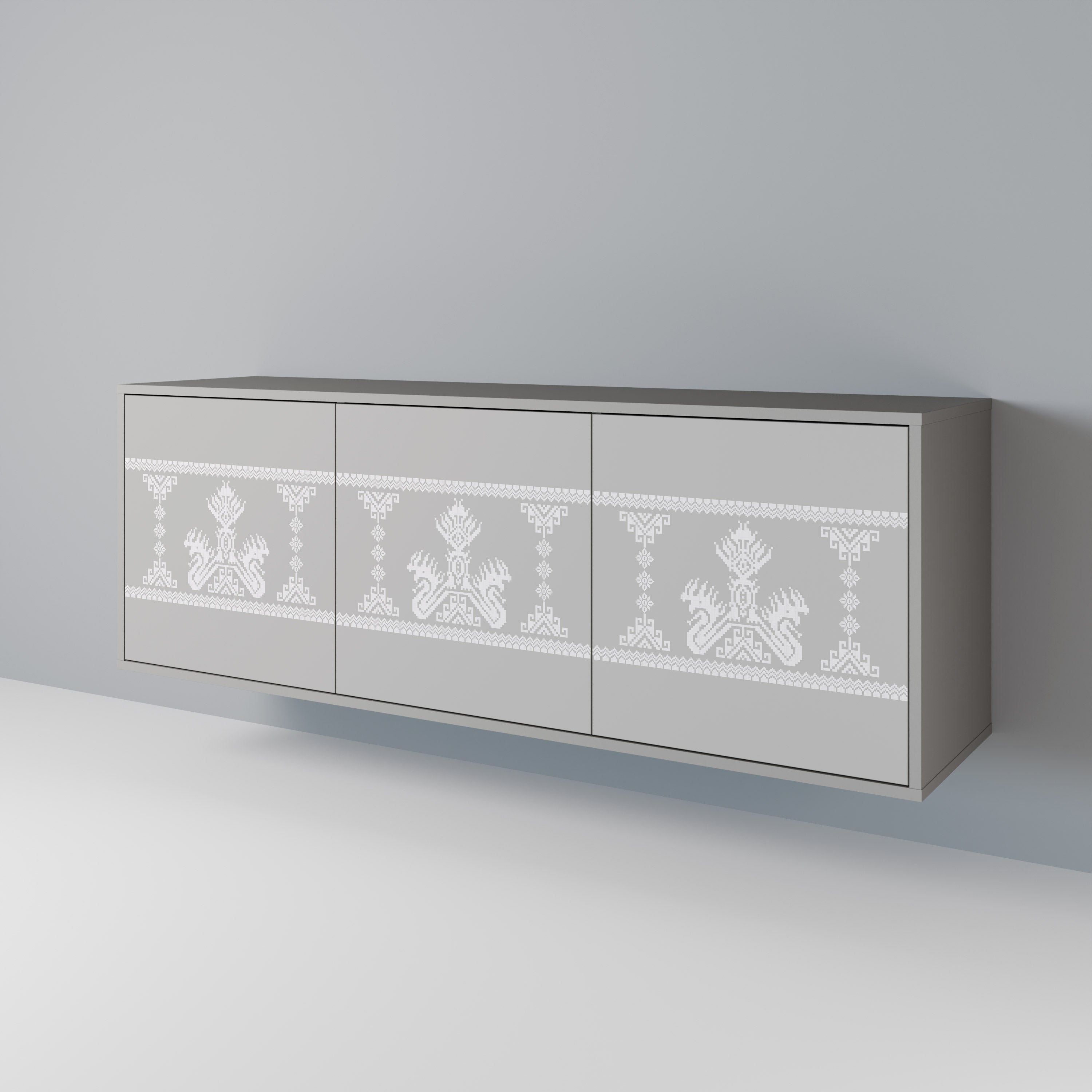 THAI GRAY 3-türiges Sideboard