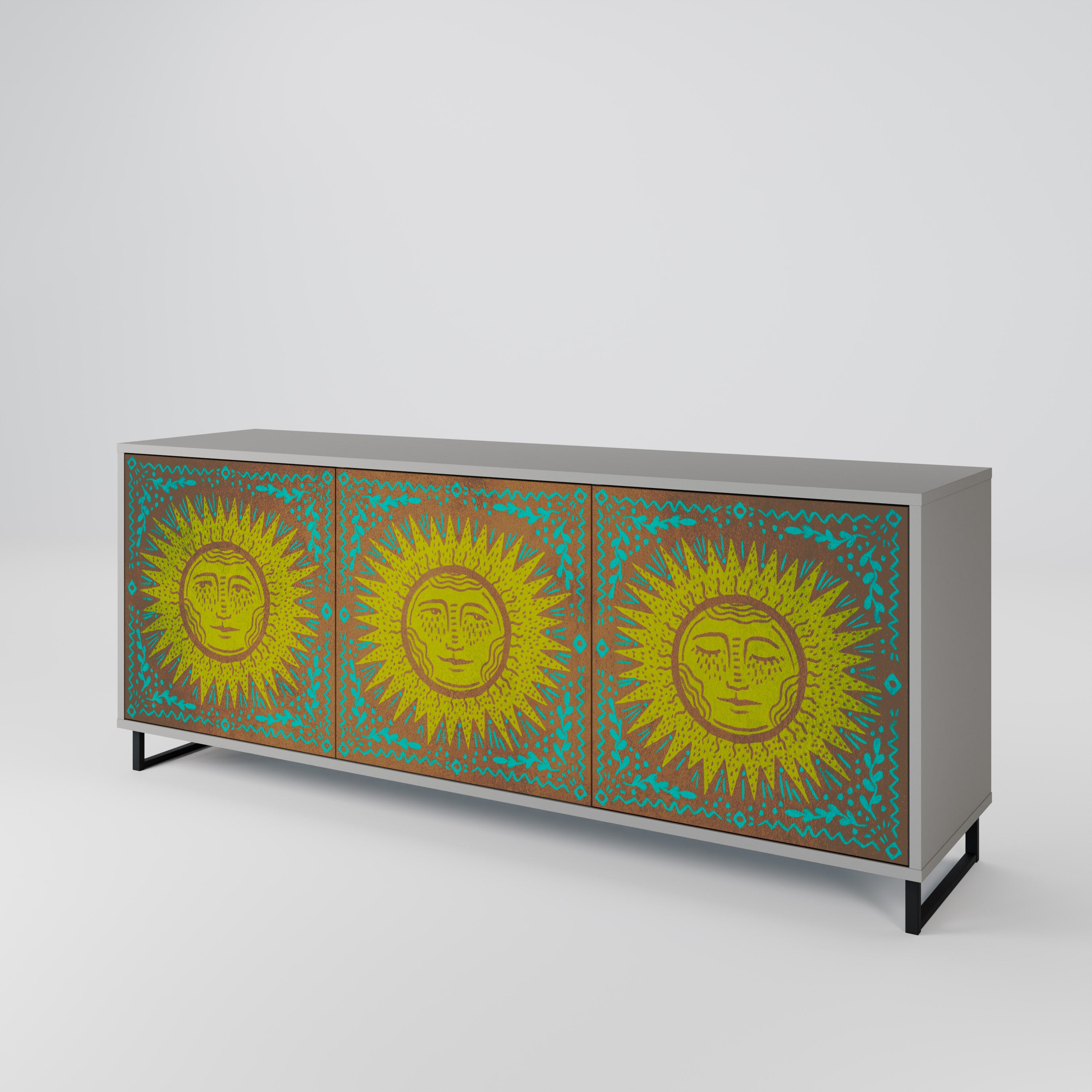 SUNSHINE EULOGY 3-türiges Sideboard