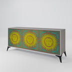 SUNSHINE EULOGY Sideboard mit 3 Türen in Grau
