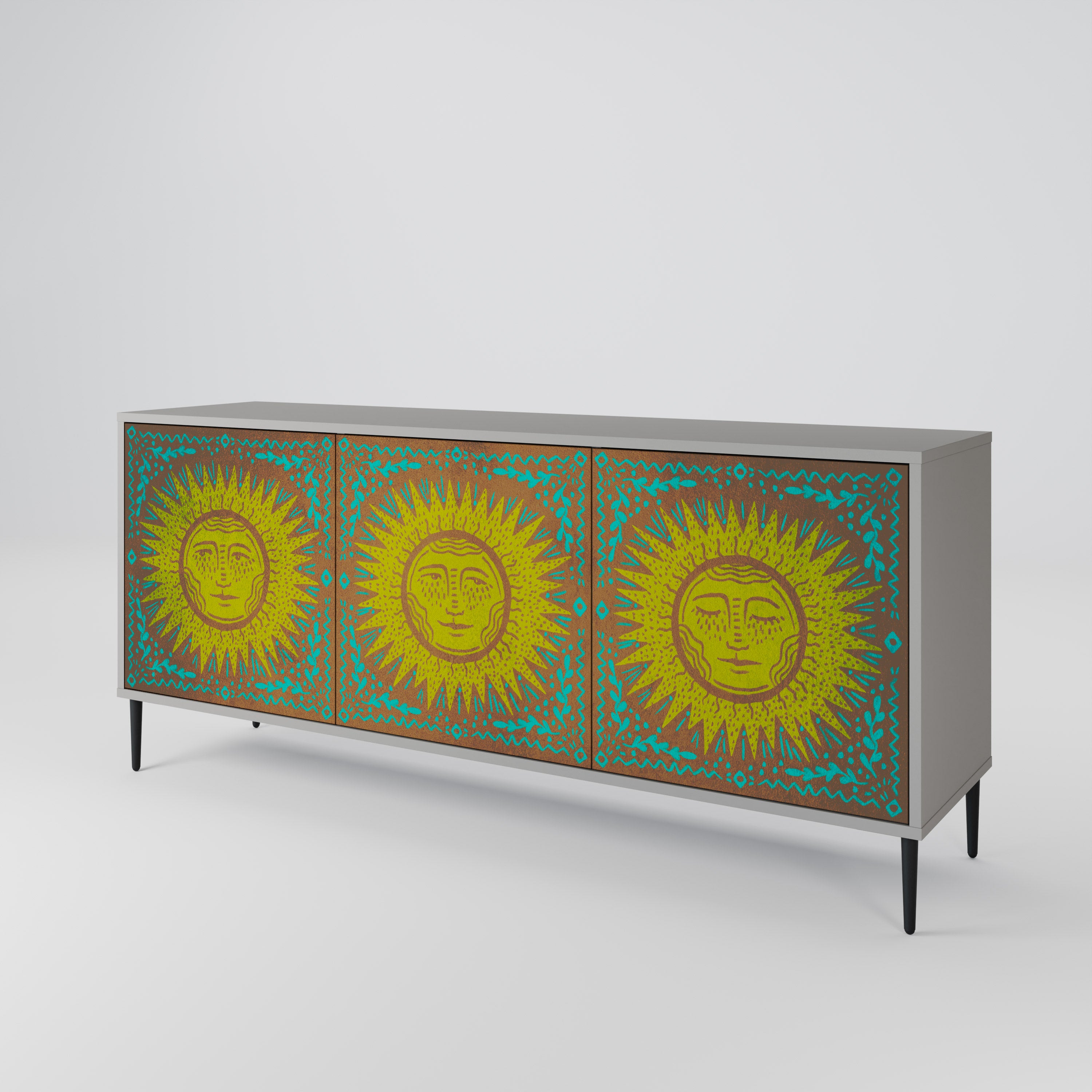 SUNSHINE EULOGY 3-türiges Sideboard