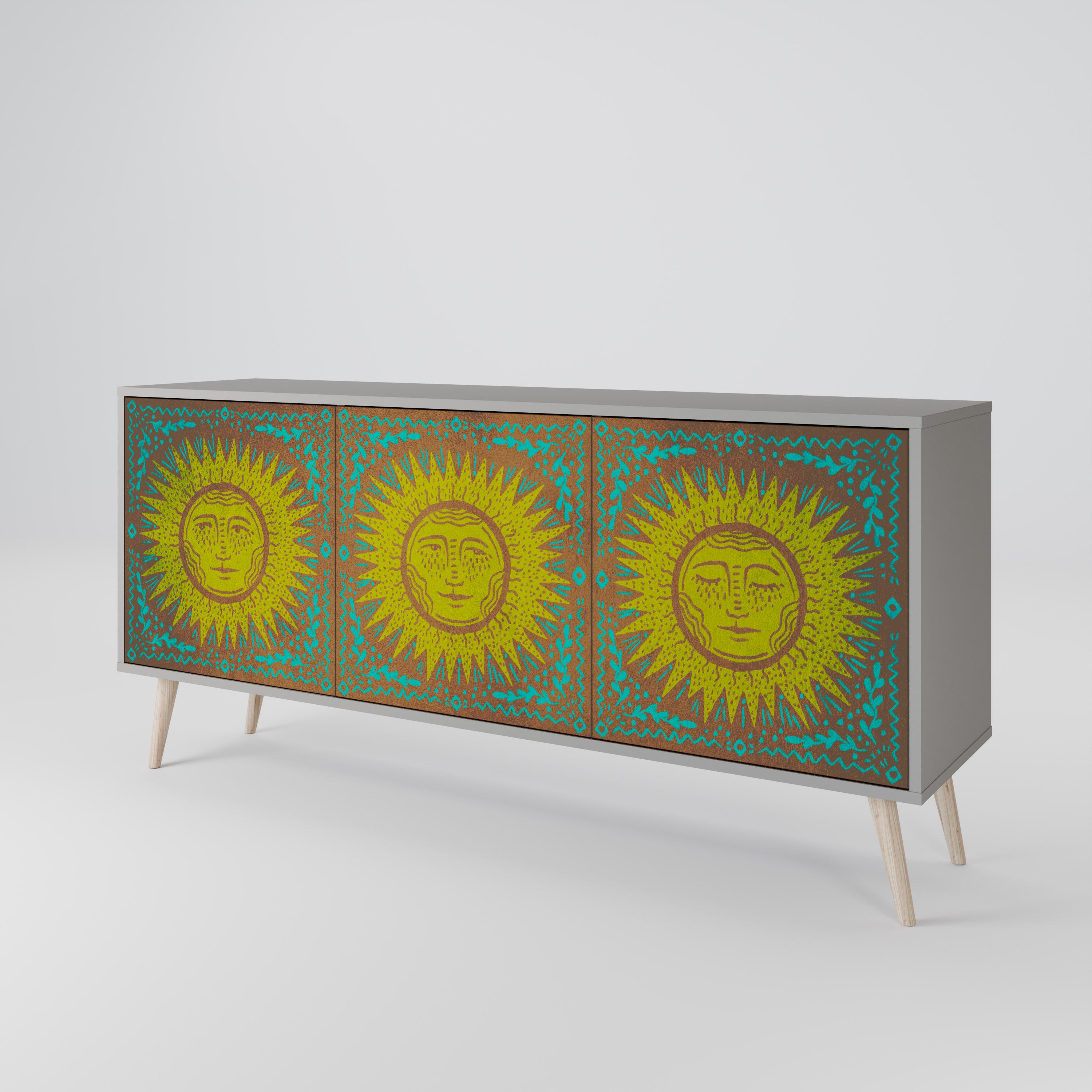 SUNSHINE EULOGY 3-türiges Sideboard