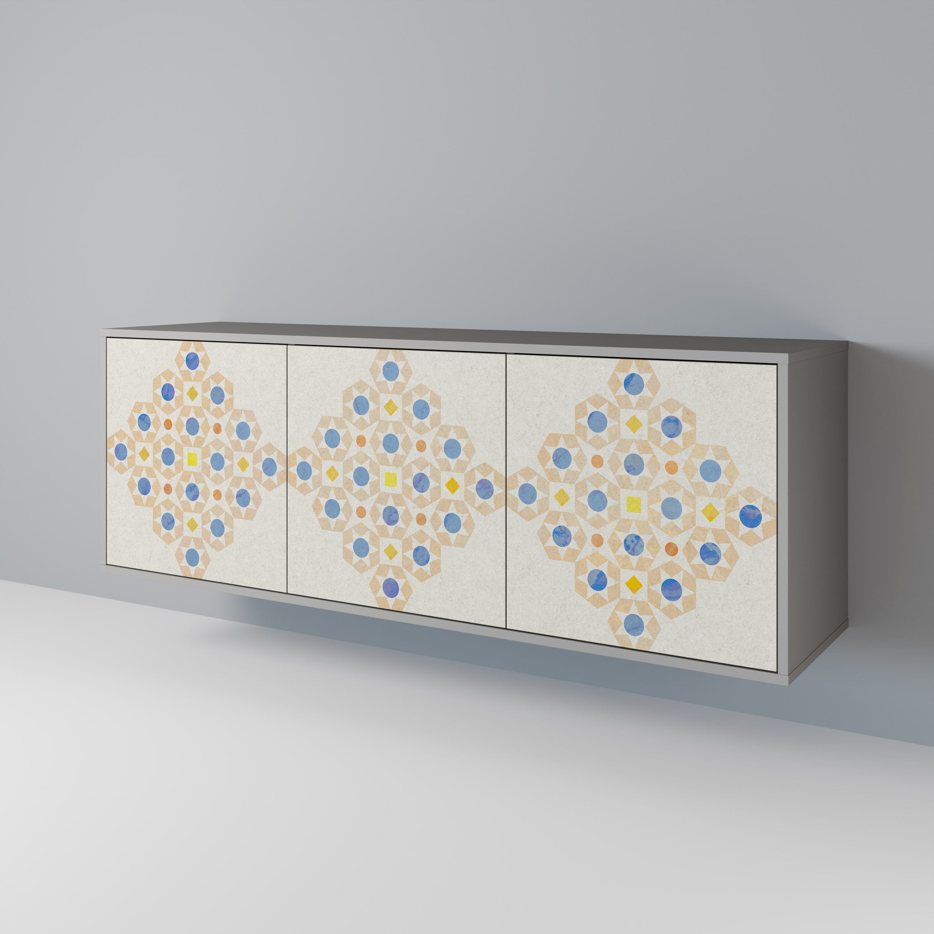 PATTERNED PRISM 3-türiges Sideboard