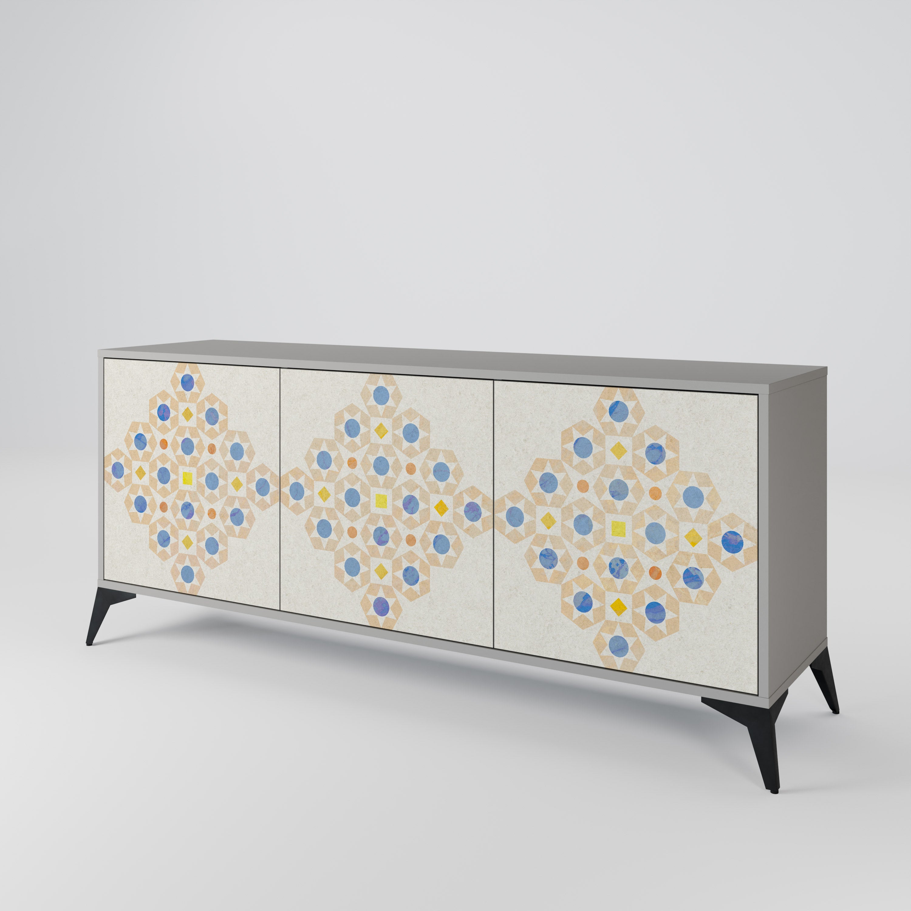 PATTERNED PRISM 3-türiges Sideboard