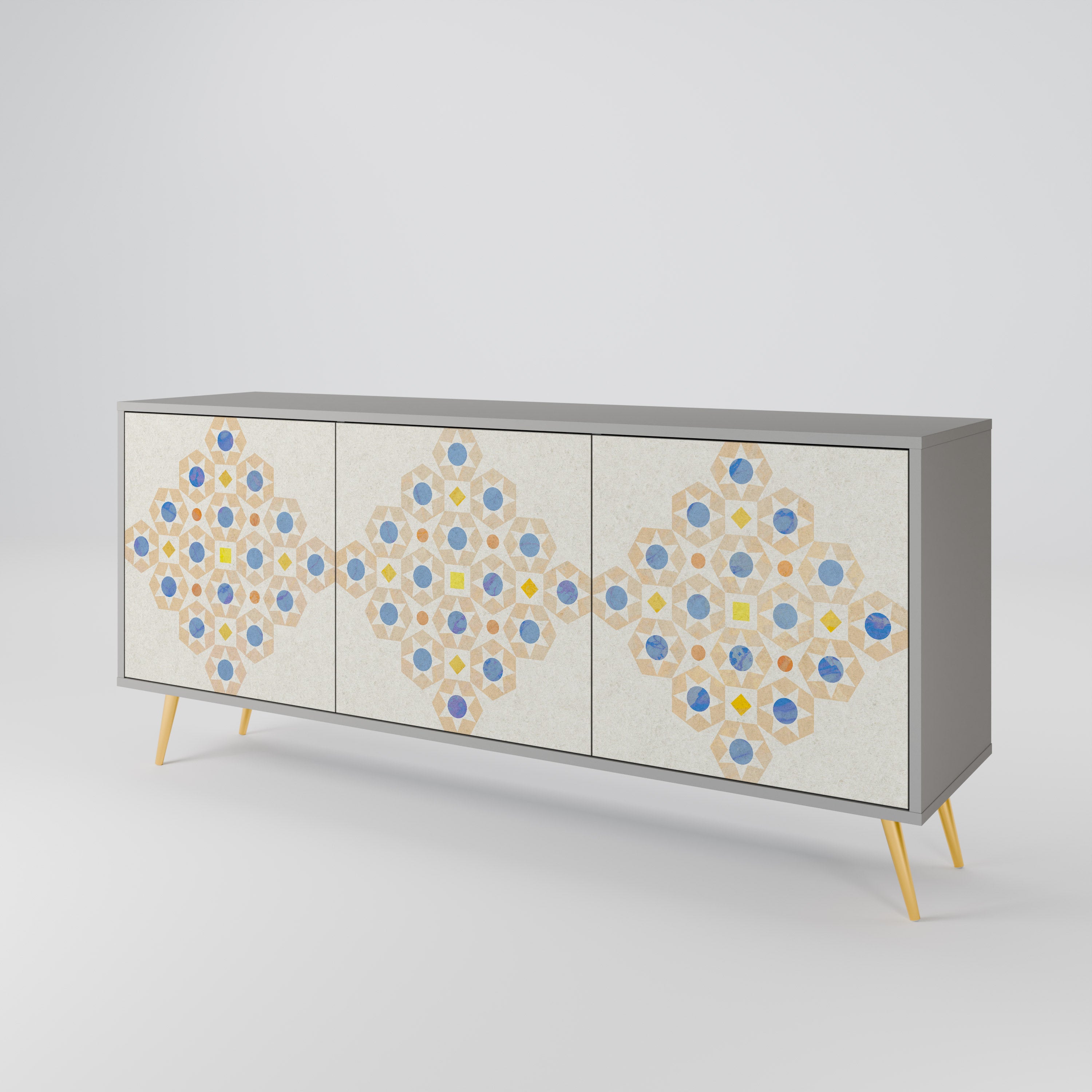 PATTERNED PRISM 3-türiges Sideboard