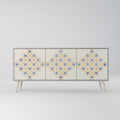 PATTERNED PRISM Sideboard mit 3 Türen in Grau