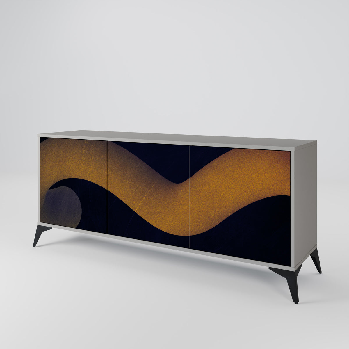 HOLLOW TIME 3-türiges Sideboard